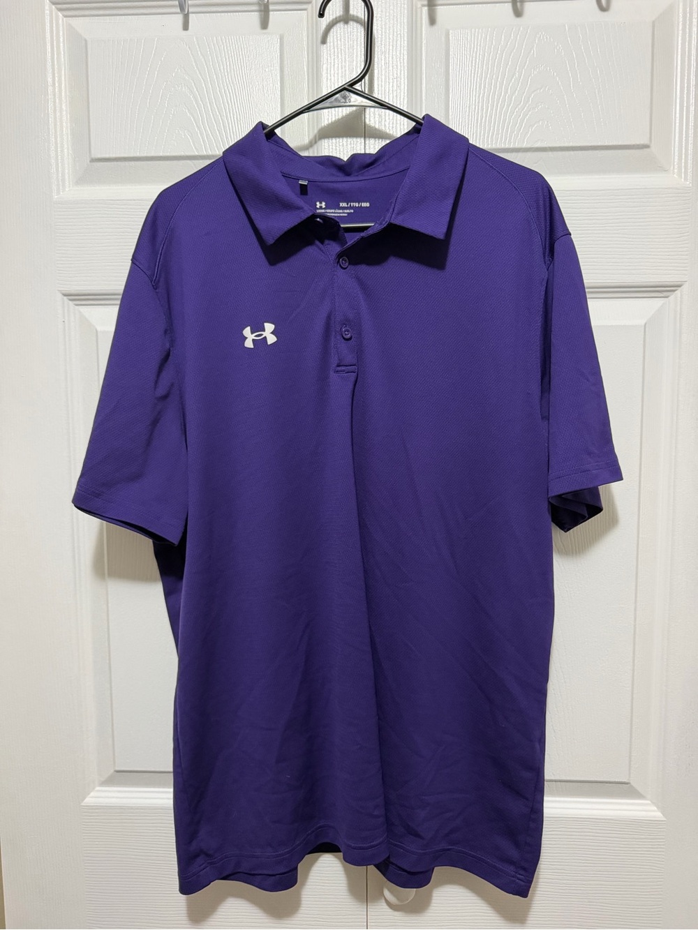 Under Armour purple polo — Men’s XXL